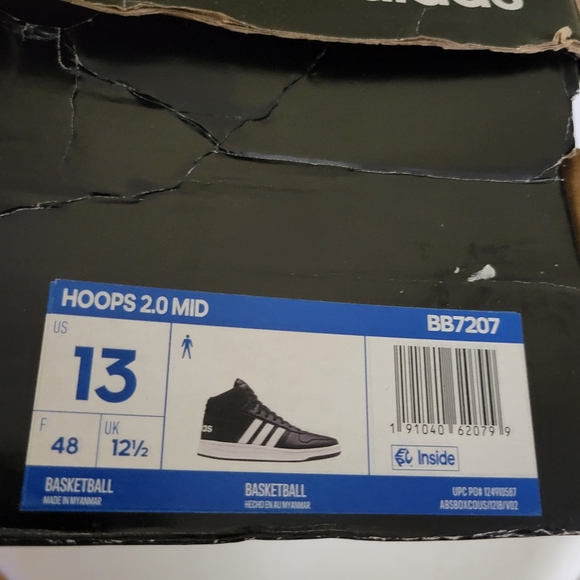 Adidas ..Black Leather. Sz 13 Men's - Picture 2 of 8